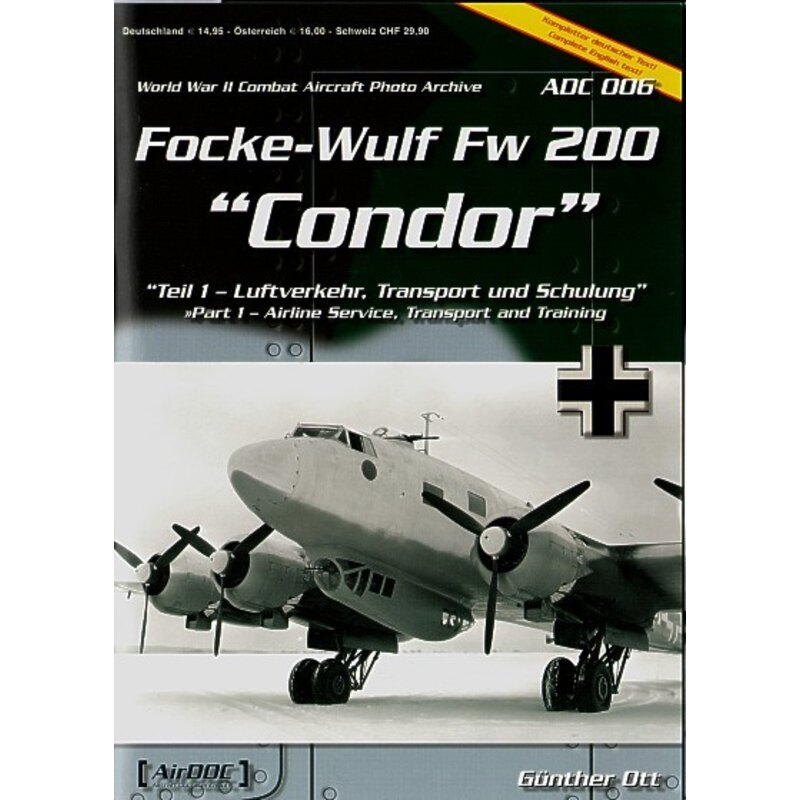 Focke Wulf FW 200 Part 1 Airline Service Training & Transport