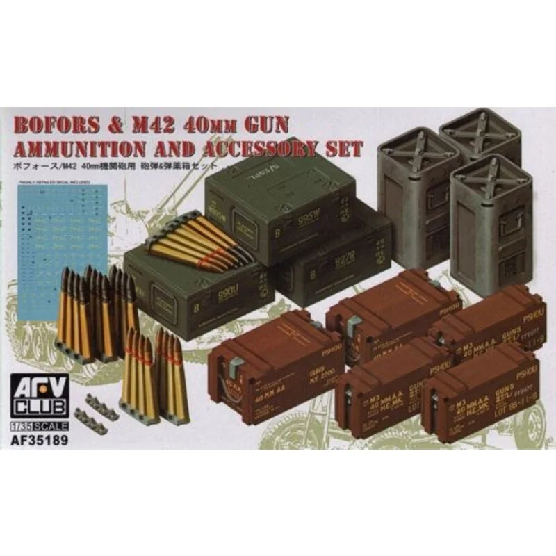 Bofors & M42 40mm Ammunition & Zubehör Set