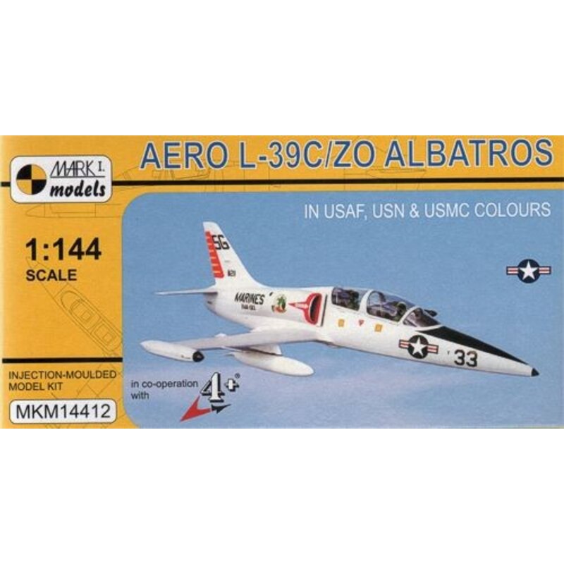 Aero L-39C / L-39ZO Albatros In USAF USN & USMC Farben 1/144 - MARK I Modelle M14412