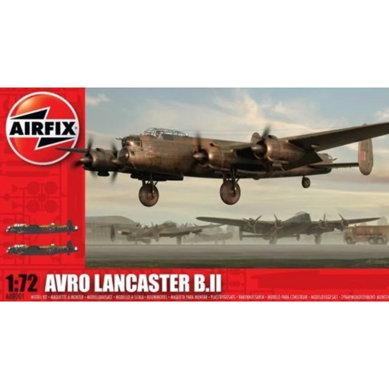 Avro Lancaster B.II New tool kit and the first of the Mk.II Lancaster with Hercules engines. Decals for LL725 EQ-Z Zombie 408(