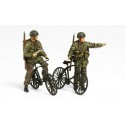 Britische Fallschirmjäger und Bikes Modellbausatz