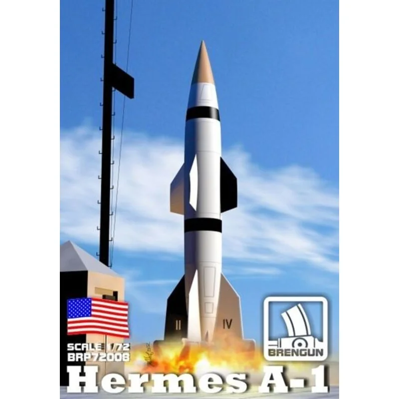 Hermes A1 Rakete --- Plastic Kit mit PE Teile