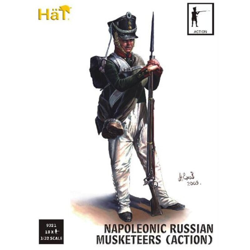 Russische Infanterie-Handlung (Napoleonische Periode) Historische Figuren