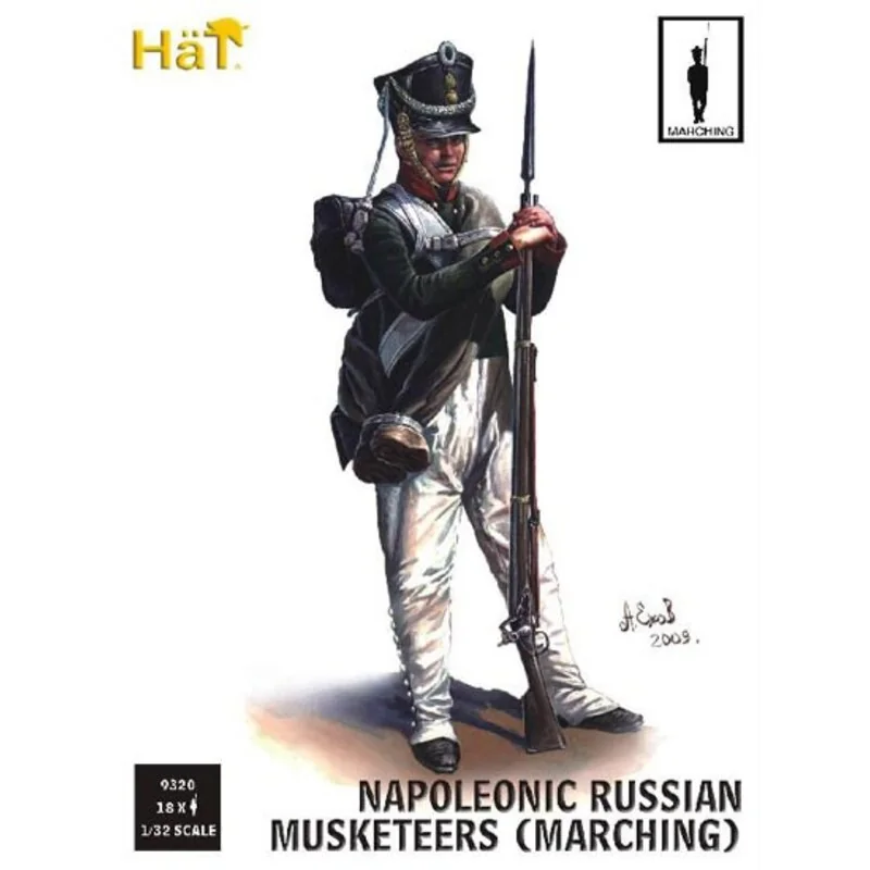 Russische Infanterie marschierend (Napoleonische Periode)