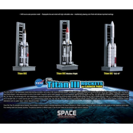 Titan Rockets w / Launch Pad von 3 Sätze 