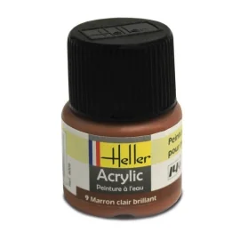 Hellbraun Acryl, glänzend, glänzend, 12ml