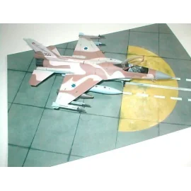 Modern IAF HAS/Hardened Aircraft Shelter Tarmac: A single 1/144 sheet (approx. dimensions: Length: 14.8 cm / 5.8 inch- Width: 10