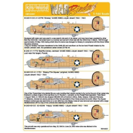 Decal Consolidated B-24D 343 BS 98 BG - CO 41-23795 'Sneezy' - Consolidated B-24D 343 BS 98 BG - CO 41-11776 'Bashful/Jersey Jac