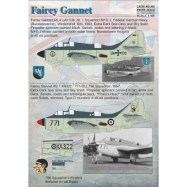 Decal Fairey Gannet 