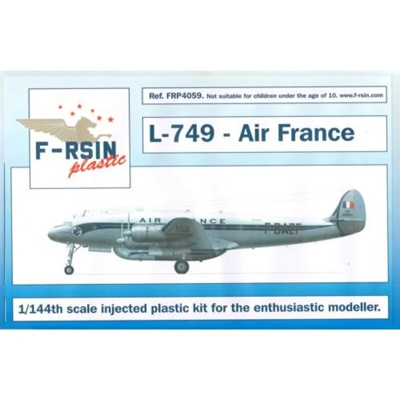 Lockheed L-049 / L-749 Constellation - Air France - Siebdruck / Laser-Aufkleber