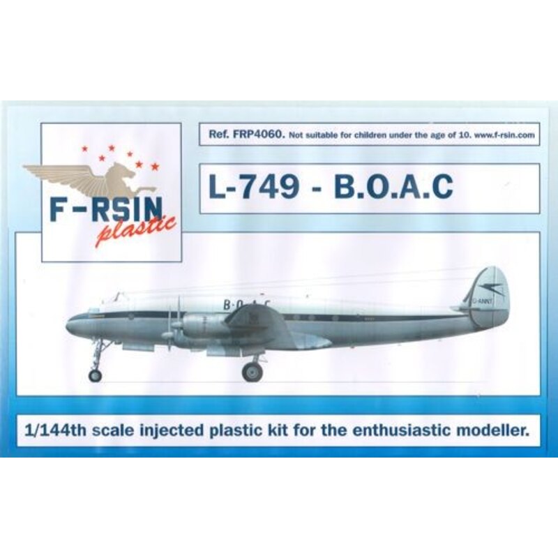 Lockheed L-049 / L-749 Constellation - BOAC - Siebdruck / Laser-Aufkleber