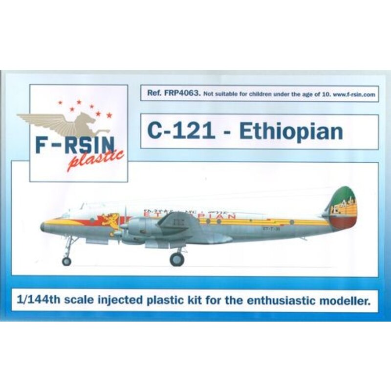 Lockheed L-049 / L-749 Constellation - Ethiopian - Siebdruck / Laser-Aufkleber