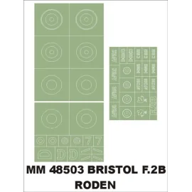 Bristol F.2B 2 Insignien Masken (entworfen, um mit bewirtschaften Roden Kits)