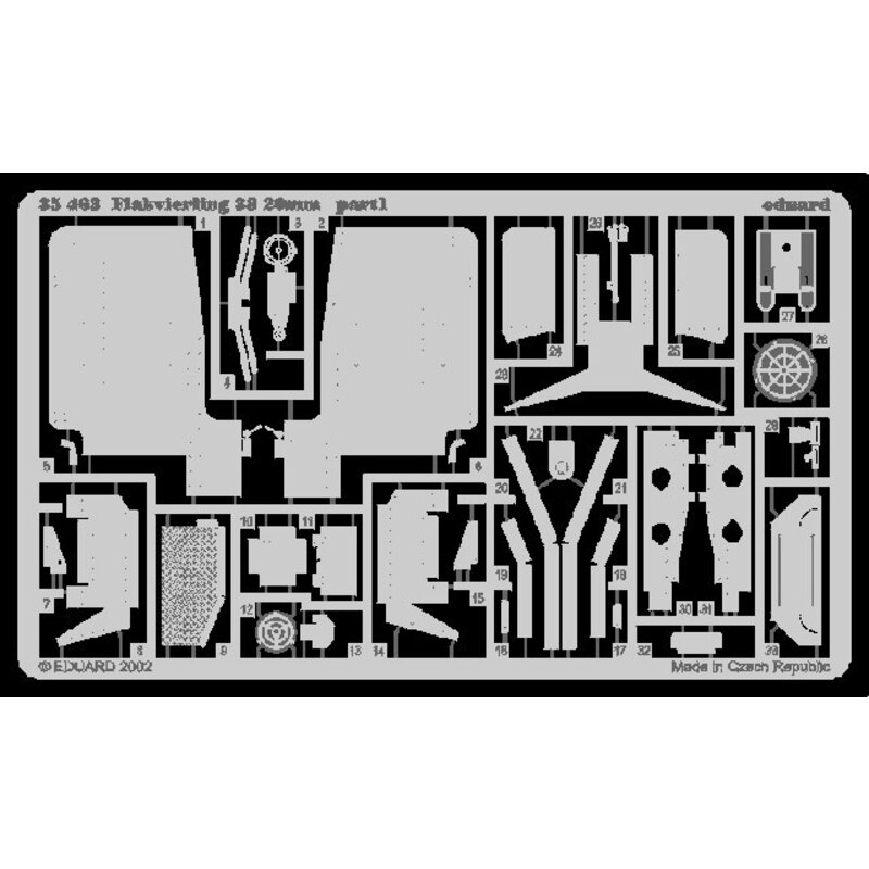 Flakvierling 38 (Bausatz von für Tamiya TA35091)