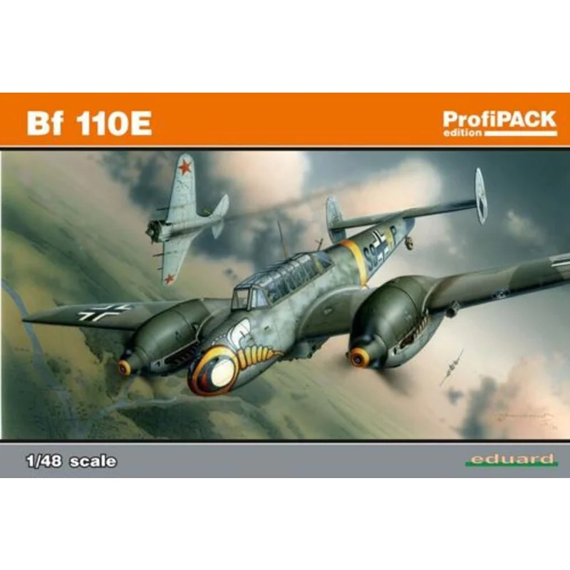 Messerschmitt Bf 110E Reedition von Eduard Tool-Kit (erste Ausgabe 09/2007). PE Set enthalten, Abziehbilder FOR RELEASE NOVEMBER