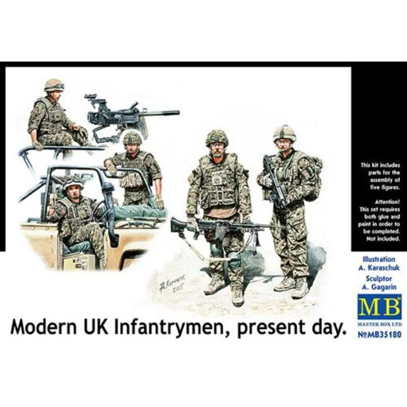 Moderne UK Infanteristen, heute