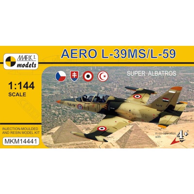 Aero L-39MS / L-59 Super-Albatros Im Gegensatz zu unseren früheren Aero L-39-Sets, verfügt dieses Modell über Harz Körperteile (