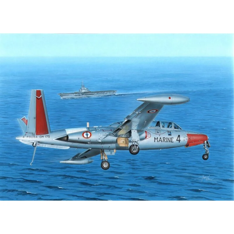 Fouga CM-175 Magister Fouga Zephyr Das gehörte zu den weit verbreiteten Jet-Trainer der Welt. JEDOCH ict Marineversion der Fouga