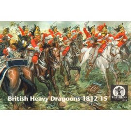 Britische Schwere Dragoner 1812-1815 (12 Pferde und 12 Dragoon Zahlen) Figur