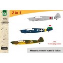 Messerschmitt Bf 108B / D Taifun DOUBLE KIT mit (16 Systeme einschließlich RAF, Luftwaffe, US Navy, Russland, Ungarn, Tschechien