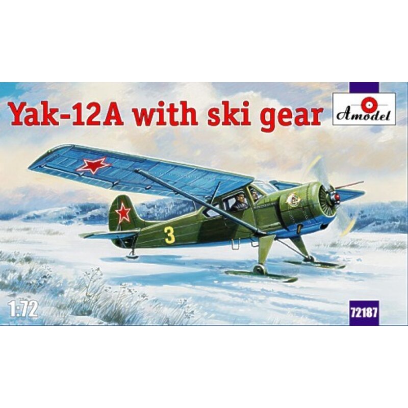 Yakovlev Yak-12a mit Skier