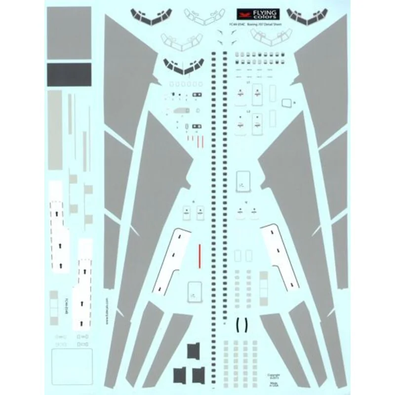 Boeing 707 Detailblatt (Coroguard Inspar Panels)