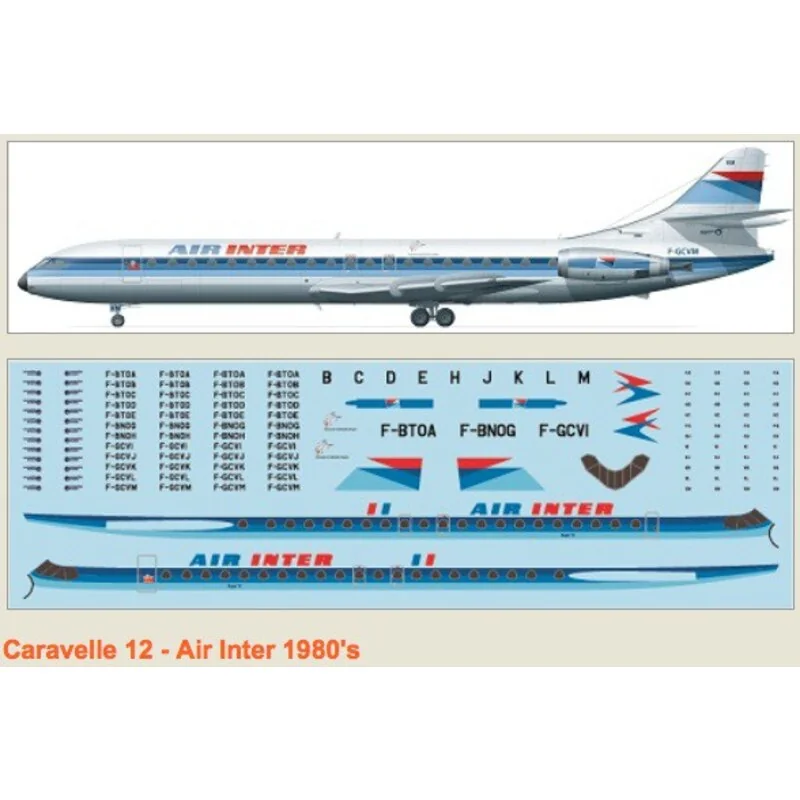 Caravelle 12 Air Inter 80er