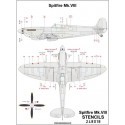 Spitfire Mk.VIII Stencils