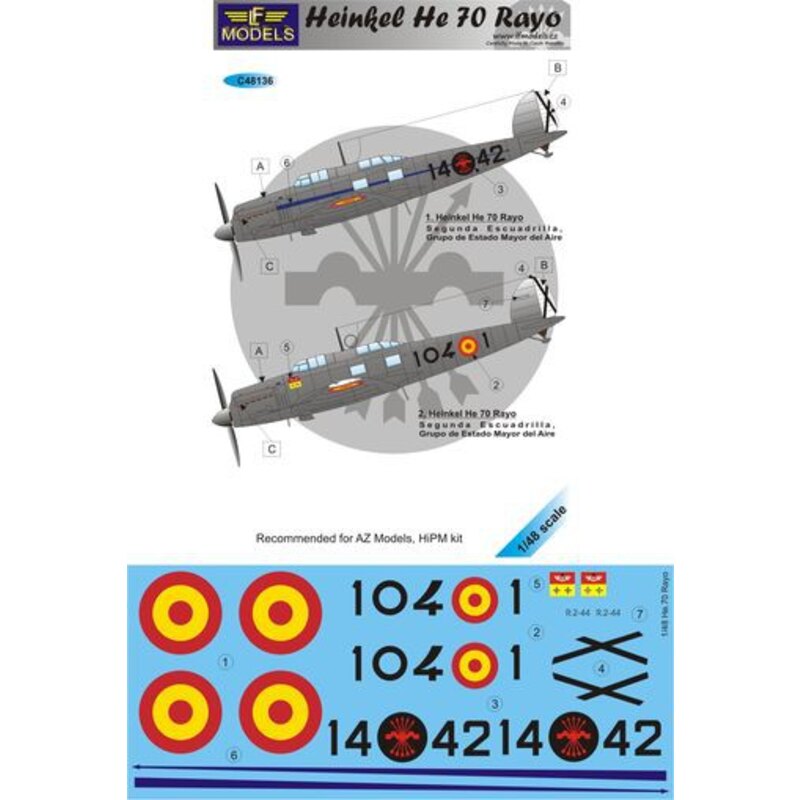 Heinkel He 70 Rayo (AZ / HiPM)