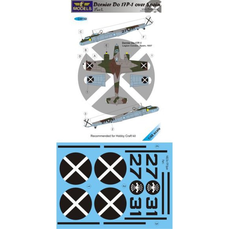 Dornier Do 17P-1 über Spanien (HOBBYC) Teil