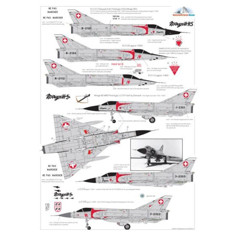 Dassault Mirage III S & IIIRS früh [Dassault Mirage IIIE]