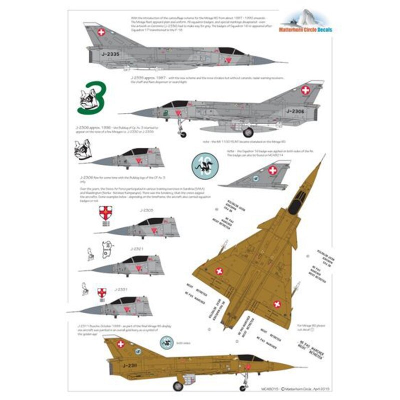 Dassault Mirage III S & RS spät [Dassault Mirage IIIE]