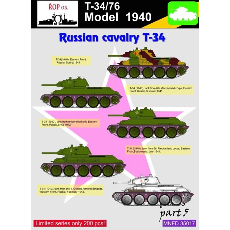 Russische T-34-76 russische Kavallerie russische T-34 Teil 5