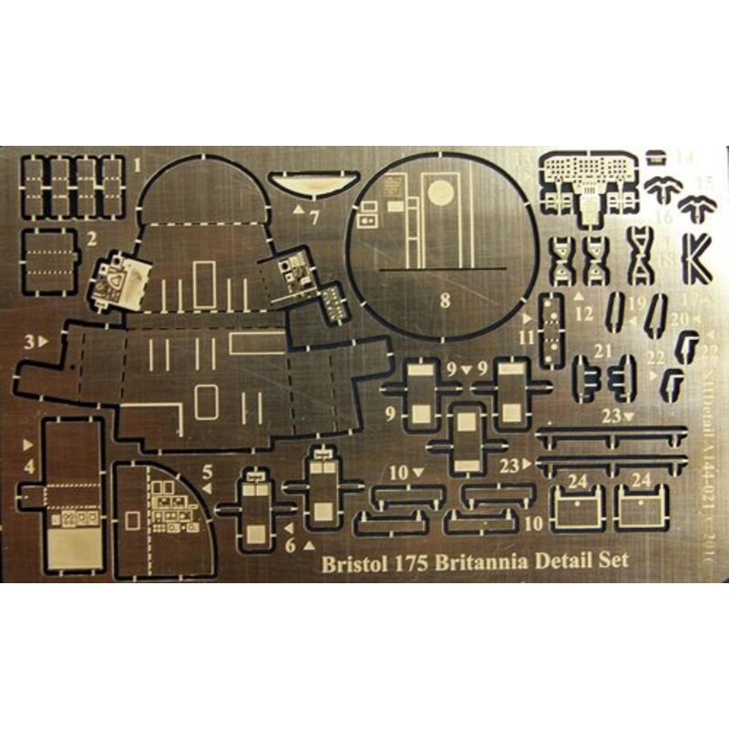 Bristol 175 Britannia Serie 300 Detail-Set (entworfen mit Roden ROD312 Kits verwendet werden)