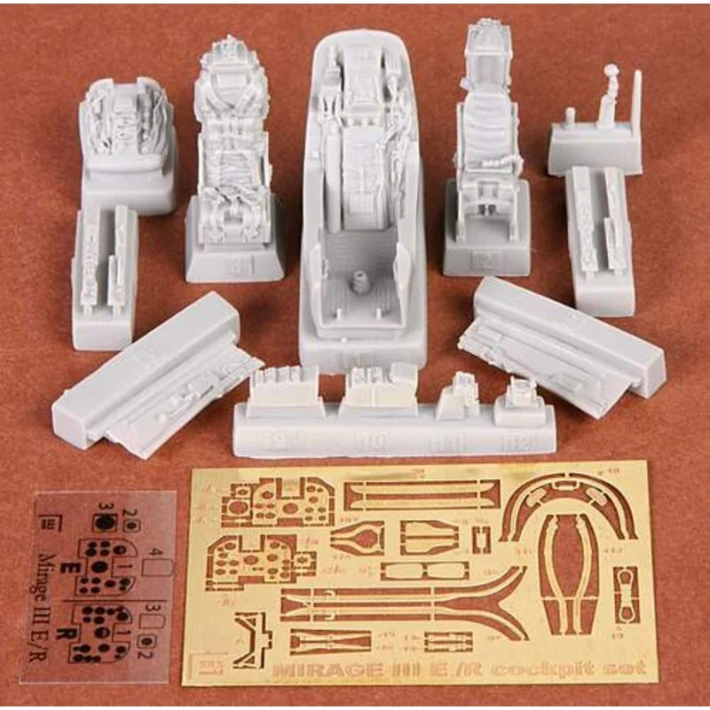 Dassault Mirage IIIE / R Cockpit Set (entworfen mit Kinetic-Kits verwendet werden)