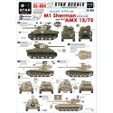 Israeli AFVs # 3. M1 Sherman und AMX 13/75