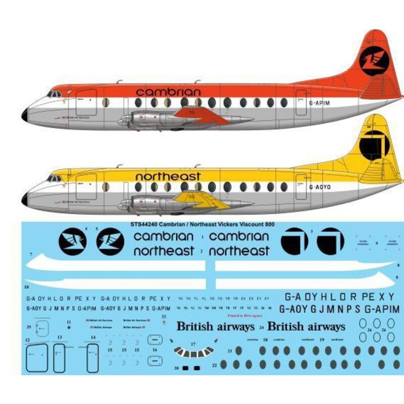 Northeast / Cambrian Vickers Viscount 800