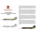 Decal Exotische Starfighters (Lockheed F-104 Starfighter in TUAF, Pak und Jordaniens) 