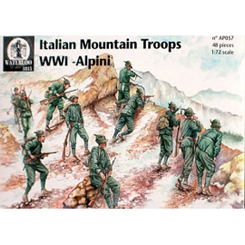 ITALIAN Gebirgsjäger WWI Alpini x 45 Stück Figur