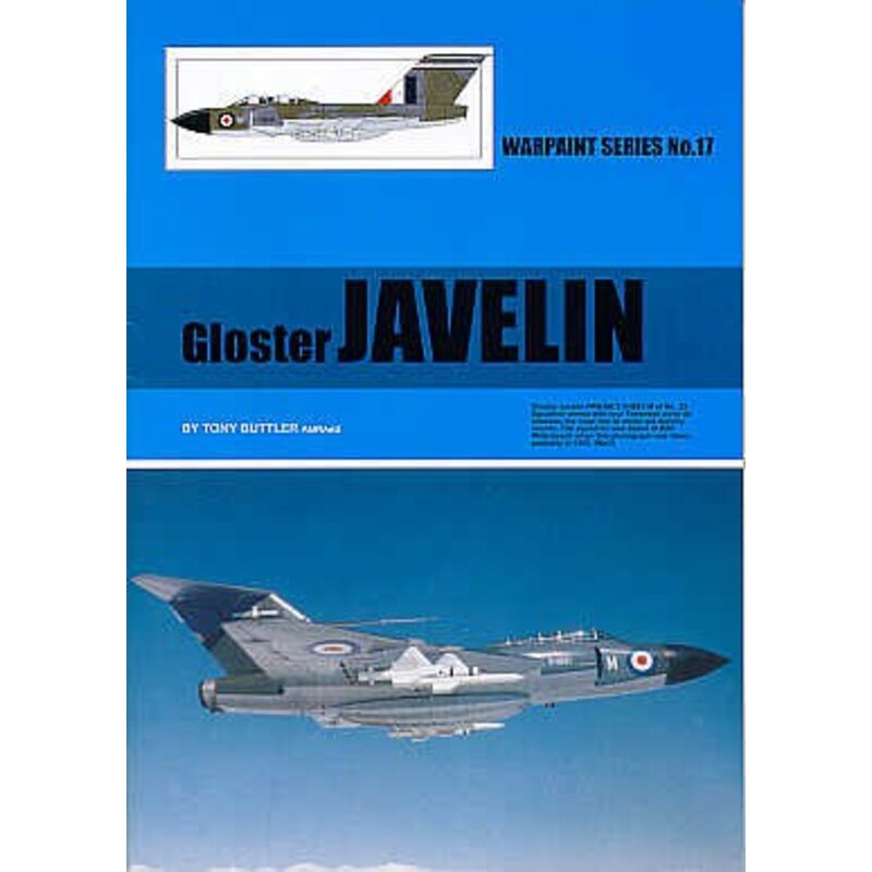 Gloster Javelin (Hall Park Books Limited) [FAW.1 FAW.8 FAW.9 FAW.9 / 9R FAW.Mk.7 / 9 T.3]