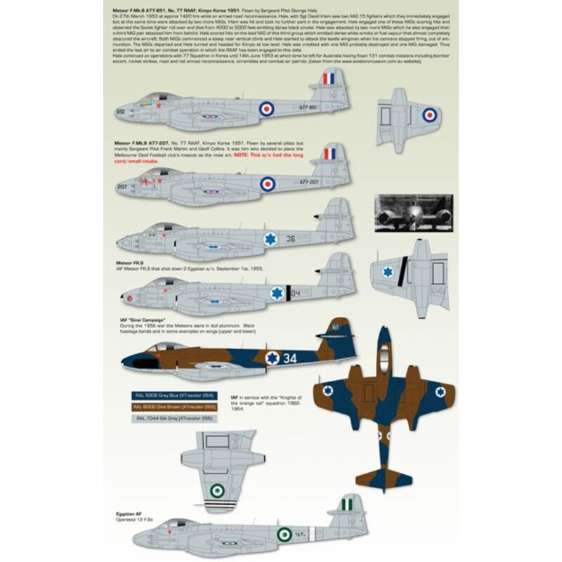 Gloster Meteor F.8 & FR.9