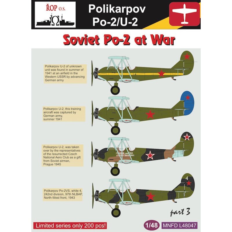 Polikarpov PO-2 / U-2 - Russisch die PO-2 at War Teil 3