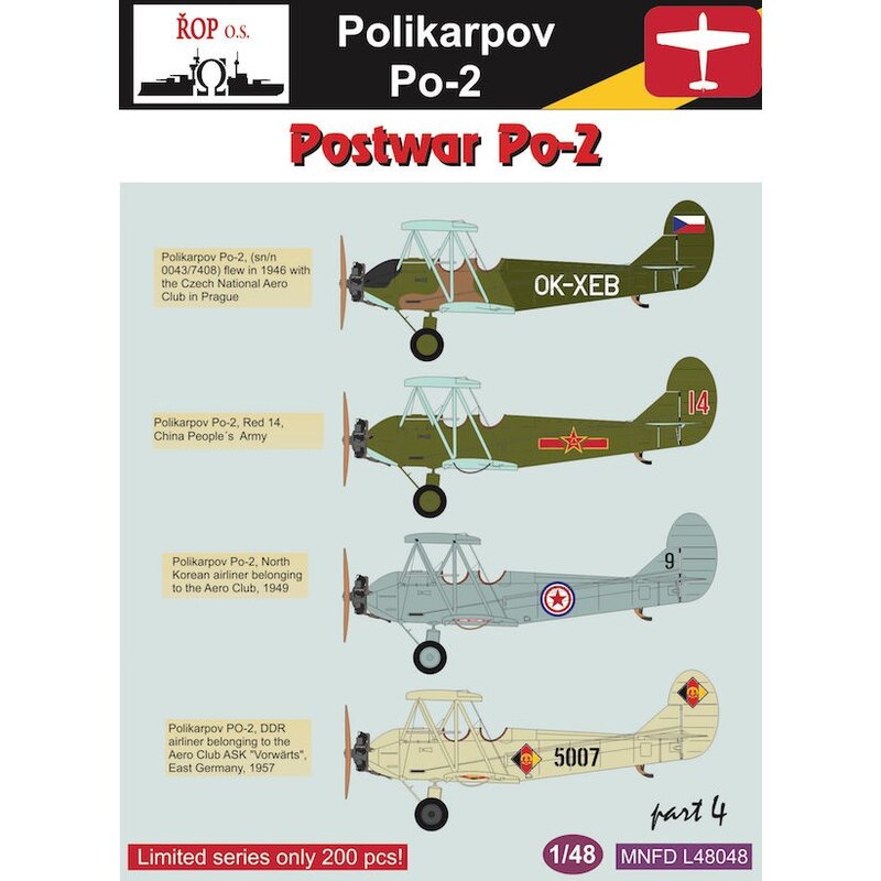 Polikarpov PO-2 / U-2 - Nachkrieg PO-2 Teil 4