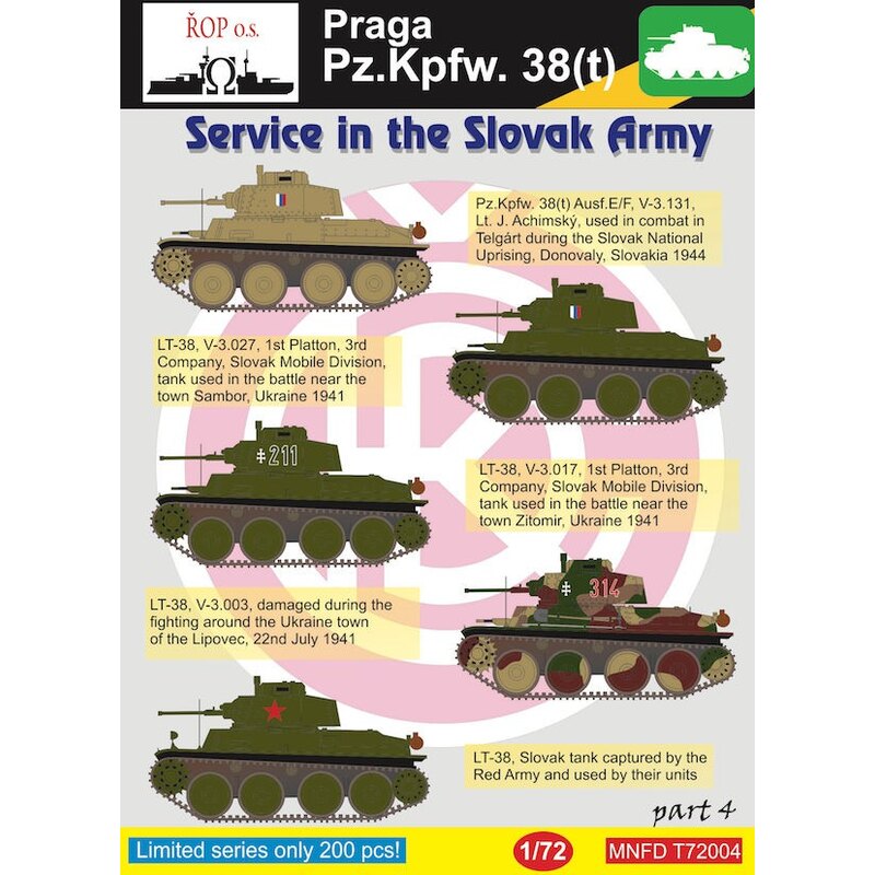 Praga Pz.Kpfw. 38 (t) - Dienst in der slowakischen Armee Teil 4