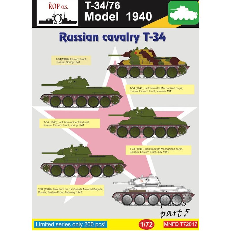 Russische T-34/76 Modell 1940 - russische Kavallerie T-34 Teil 5