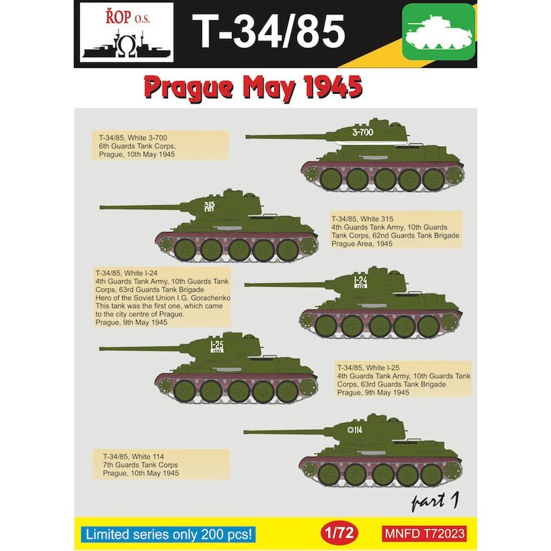 Russische T-34/85 - Prag Mai 1945 Teil 1