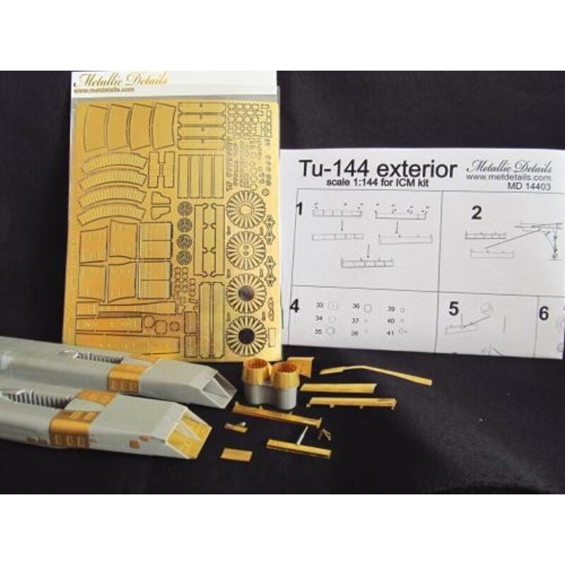 Tupolov Tu-144 (entworfen mit ICM-Kits verwendet werden)