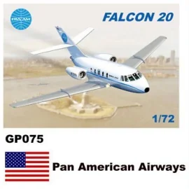 Dassault-Mystere Falcon 20 Decals Pan American Airways