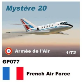 Dassault-Mystere Falcon 20 Decals Armée de Lair Französisch Air Force