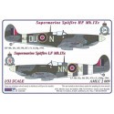 Supermarine Spitfire Mk.IX C 2 Abziehbild-Versionen: DUNKLER NN-N